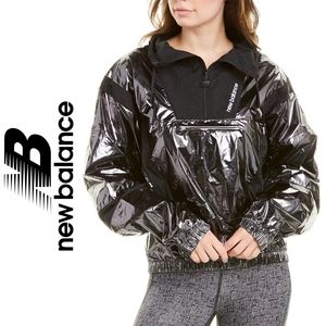 NWT New Balance metallic jacket windbreaker large